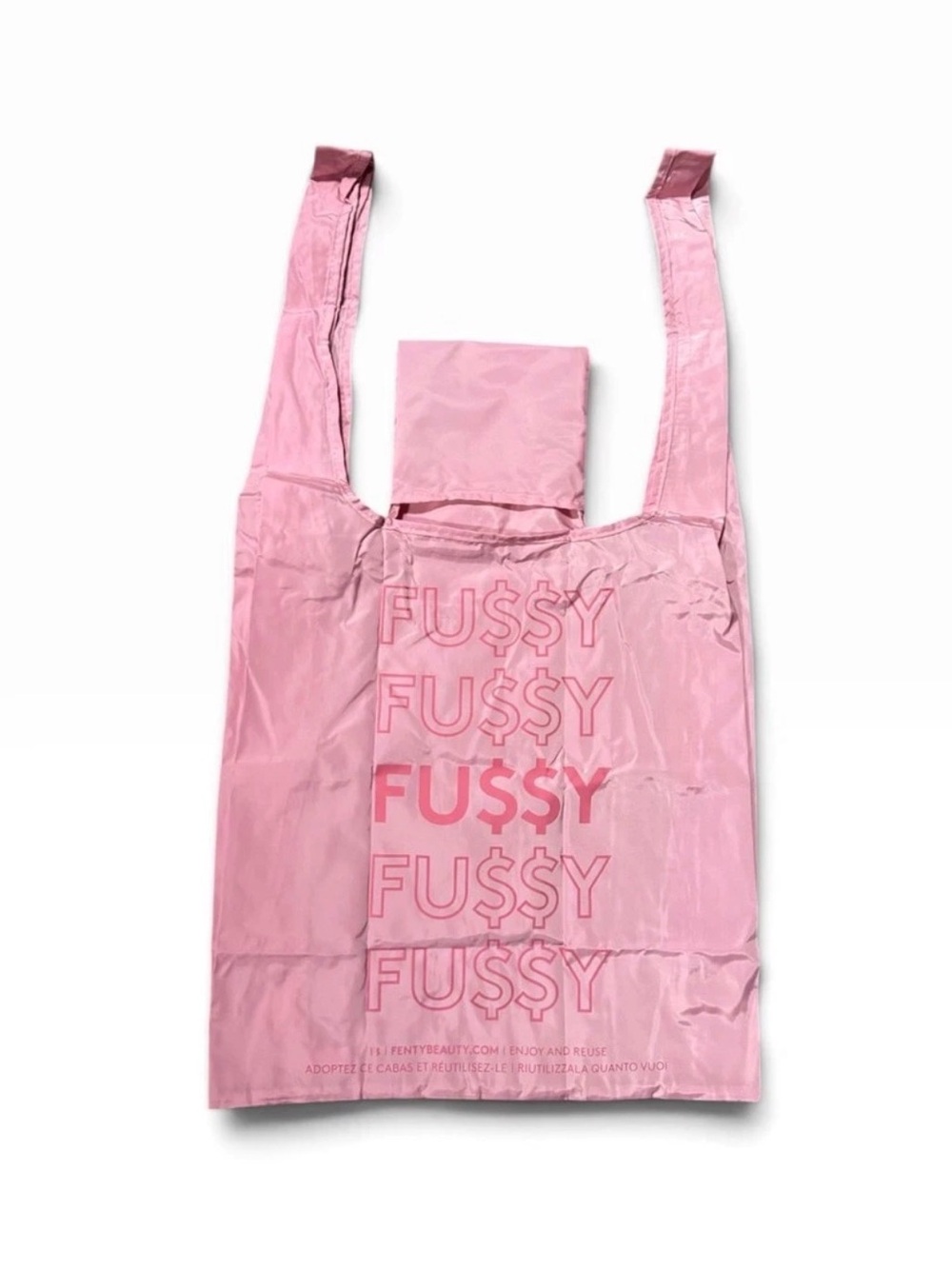 Fenty Beauty Pink FUS$Y Reusable Tote